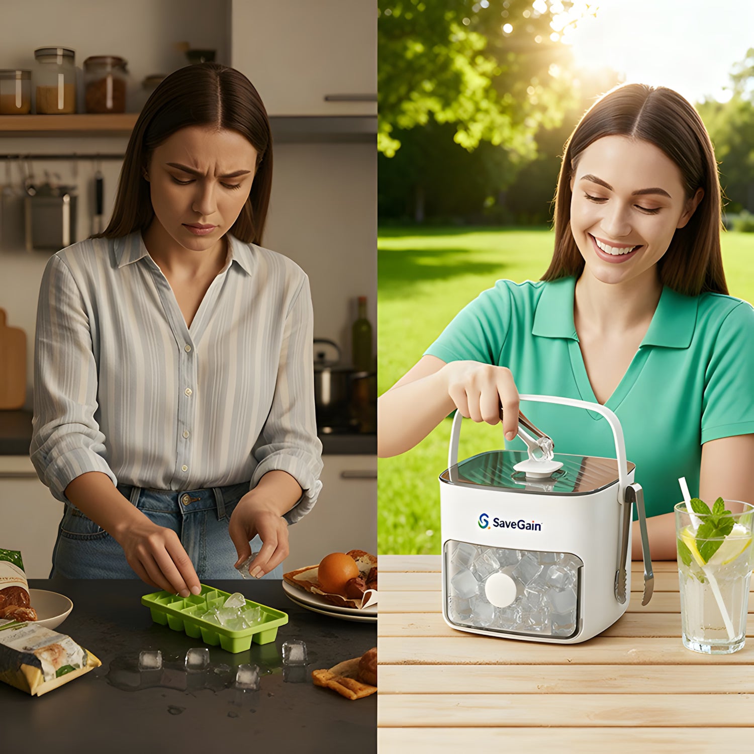 💵 Save $5 to $10 Ice Bags Everyday - With SaveGain Ice Cube Maker